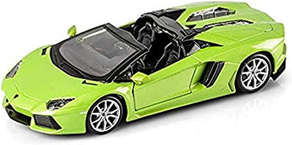 Assembly Line Lamborghini Aventador Roadster Die Cast Model Kit (1:24 Scale), Colors May Vary