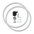 Pressure Cooker Sealing Ring Replacement, Steam Release Handle Gasket Set, Silicone Float Valve Kit for Safe Cooking, 11 Pieces