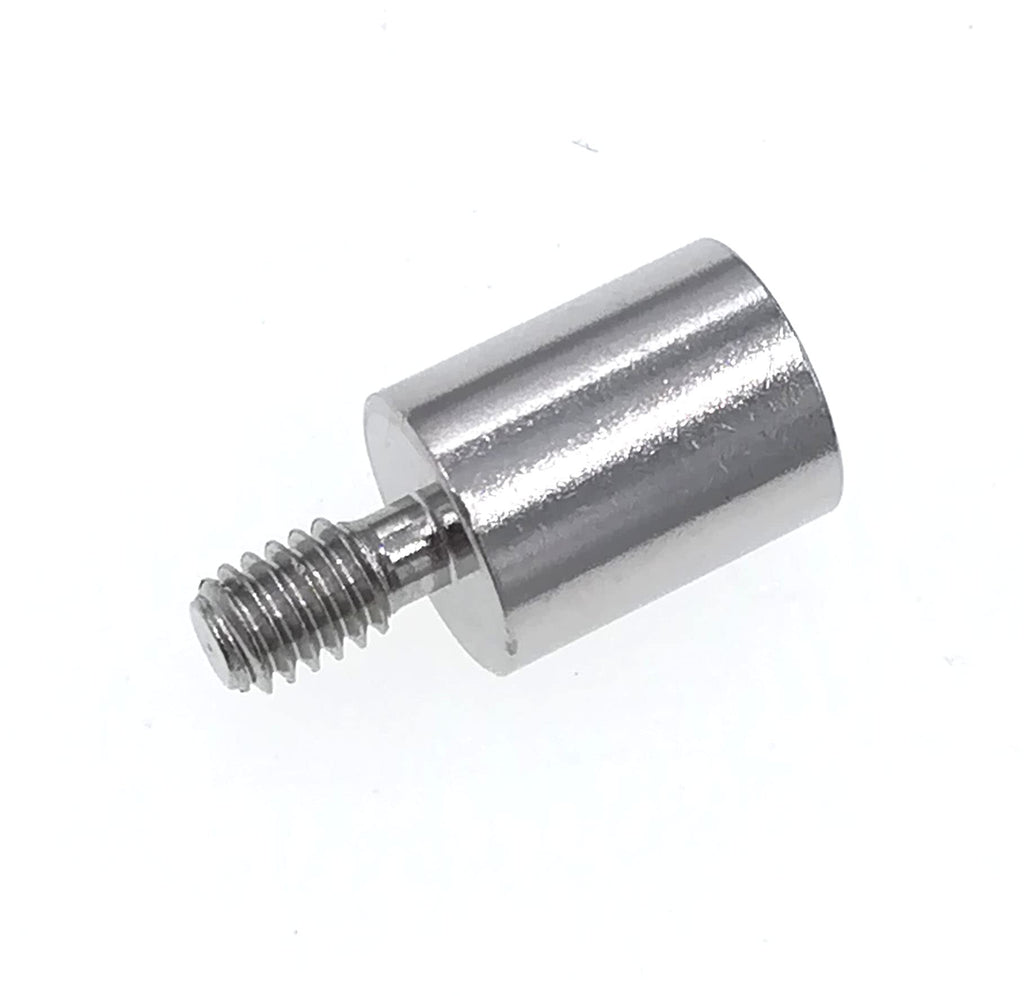 SUXING Flat Contact Points 1/4" Diameter 5/16" Long for Dial Digital Indicator Depth Gauge Thickness Gauge 4-48 UNF Thread (4-48UNF 1/4“ Diameter)