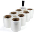 5" x 700' Stretch Wrap Mini Rolls, 120 Ga (8-Pack) - USA-Made