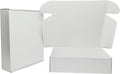 Small Corrugated Mailer Boxes 12x9x3 Inches (White,Pack of 5)