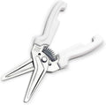 Spring Assisted Kitchen Shears with Holder — Durable Stainless Steel Scissors for Herbs, Kitchen Tasks, Floral