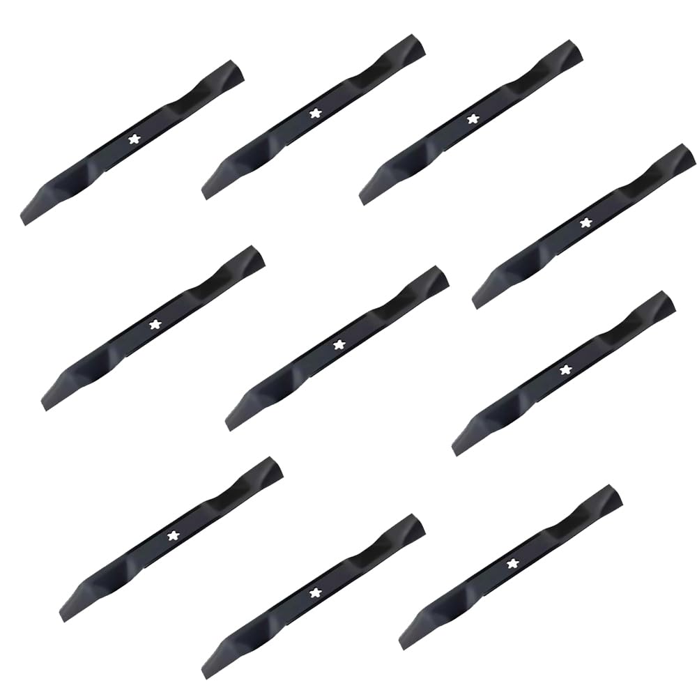 VIRTIONZ 10 Pack 21" Mower Blades for 42" Deck Models Compatible with 532138971, 138971, 134149