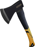 15" Camping Axe, Forged Steel Hatchet Hand Axe for Wood Splitting | Sharp Blade for Kindling Chopping, Camping &