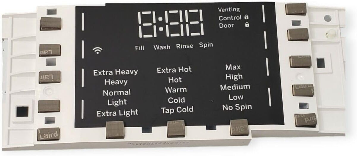 OEM Washer User Interface 308D1567G001