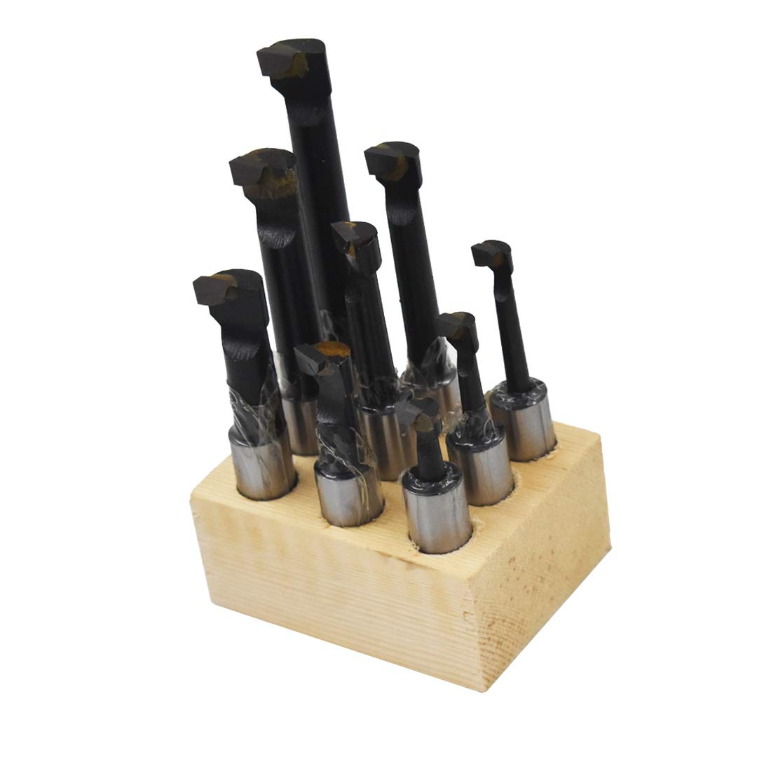 1/2 Boring Bar Set C6 9 Pcs Carbide Tipped Bars 3/4 Shank Lathe Tool