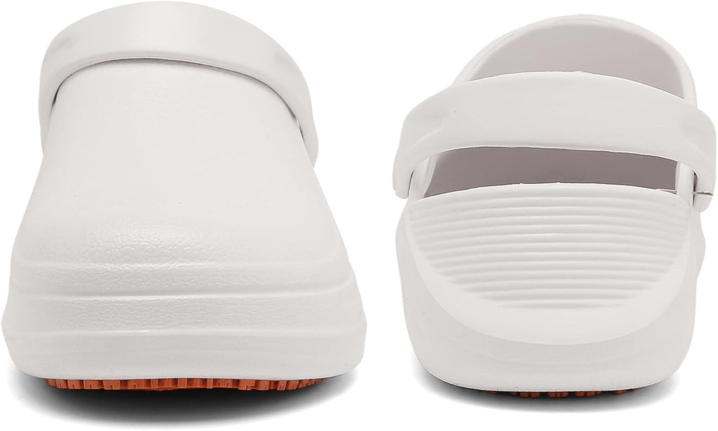 Non Slip Chef Shoes for Men Women, Waterproof Slip Resistant Kitchen Work Shoe Food Service Nursing Clogs