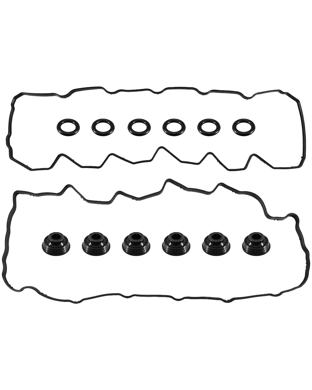 Upper Valve Cover and Lower Rocker Box Gasket Kit Fit for Dodge