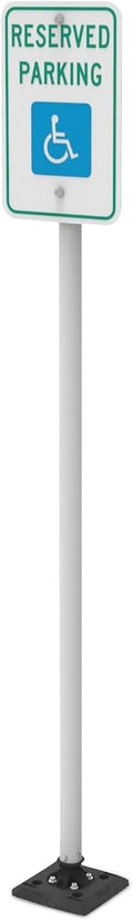 Impact Recovery - Sta-Rite Flexible Sign Post - Sign Holder - Handicap Parking Signs - Made in the USA - 78” Reserved