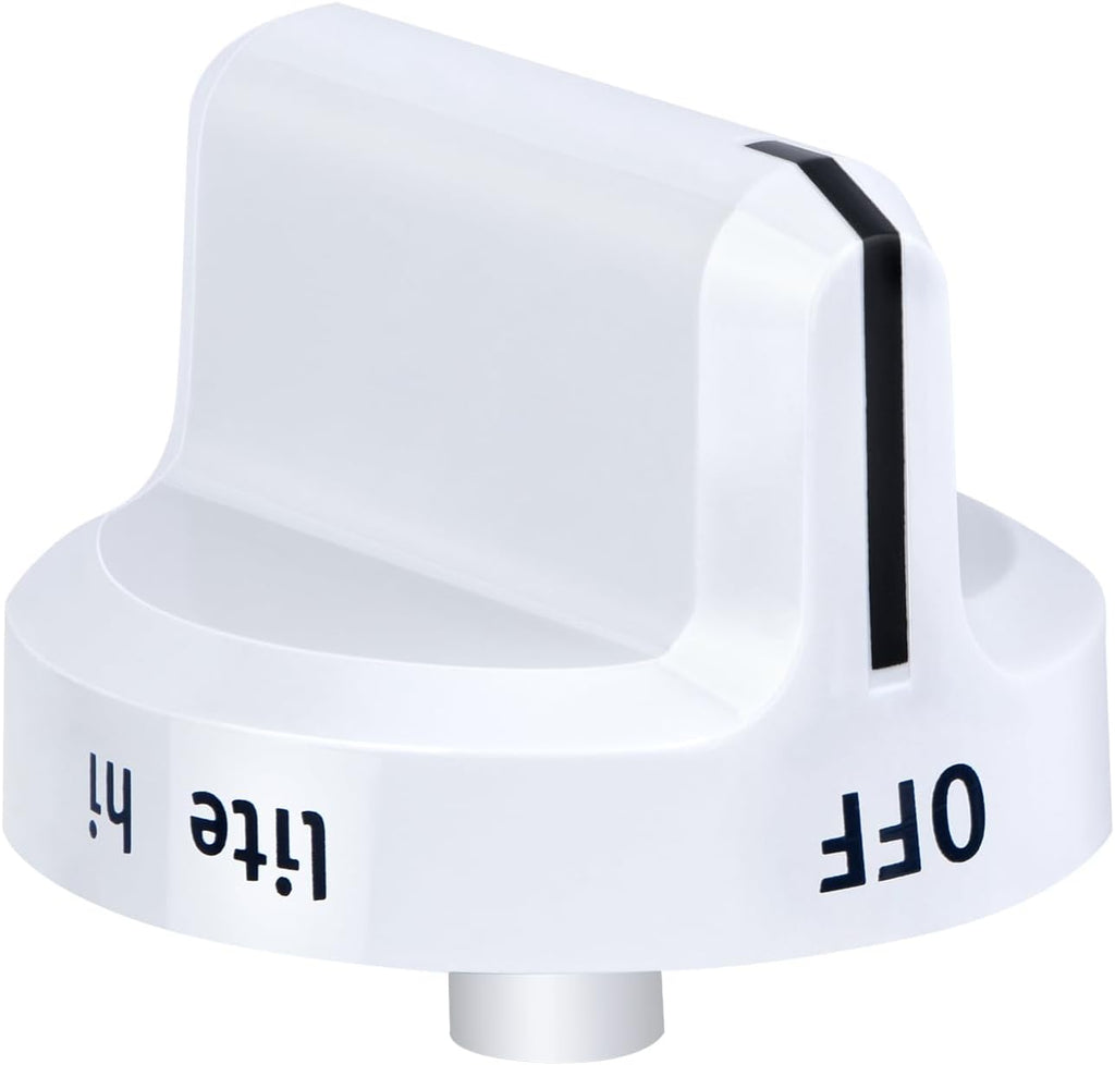 Upgrade 316545007 Gas Stove Knobs，Cooktop Surface Burner Control Knobs White Replacements, Only Compatible with Frigidaire Gas Range/Oven/Stove Knobs (1 Piece)
