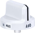 Upgrade 316545007 Gas Stove Knobs，Cooktop Surface Burner Control Knobs White Replacements, Only Compatible with Frigidaire Gas Range/Oven/Stove Knobs (1 Piece)