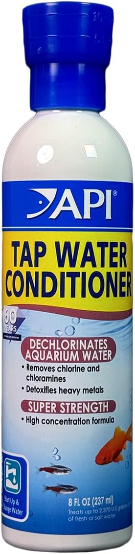 TAP WATER CONDITIONER Aquarium Water Conditioner 8-Ounce Bottle, White (52A),8 oz