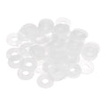 55 Pcs Nylon Flat Washer M5 5mm ID 15mm OD 1mm THK