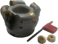 3" face mill R200, w. 4 Sandvik RCKT1606 Round inserts #506-RCKT16-3