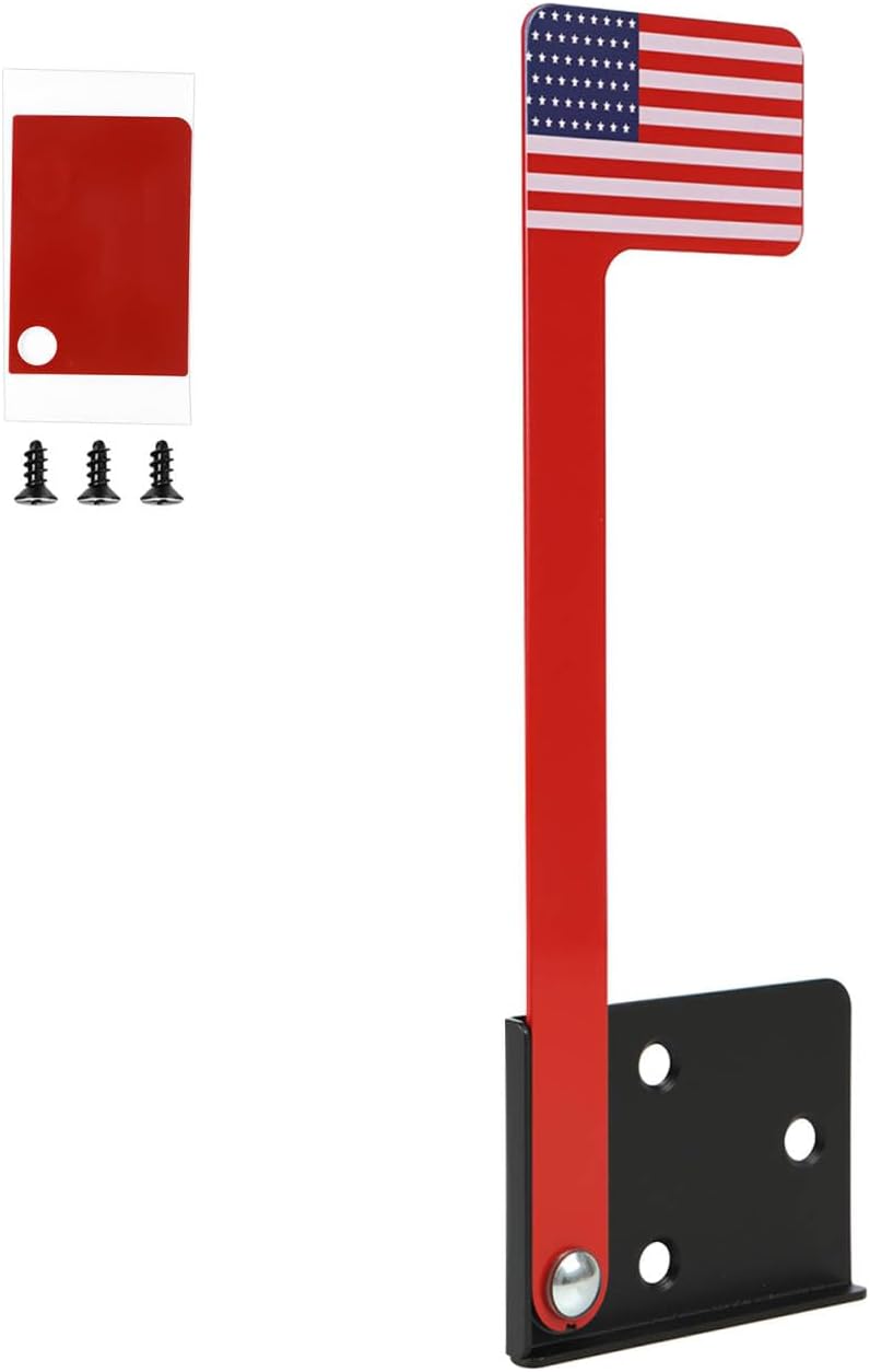 Mailbox Flag Replacement, Red Flag for Wall-Mount and Post-Mount Mailboxes, Durable and Easy Installation