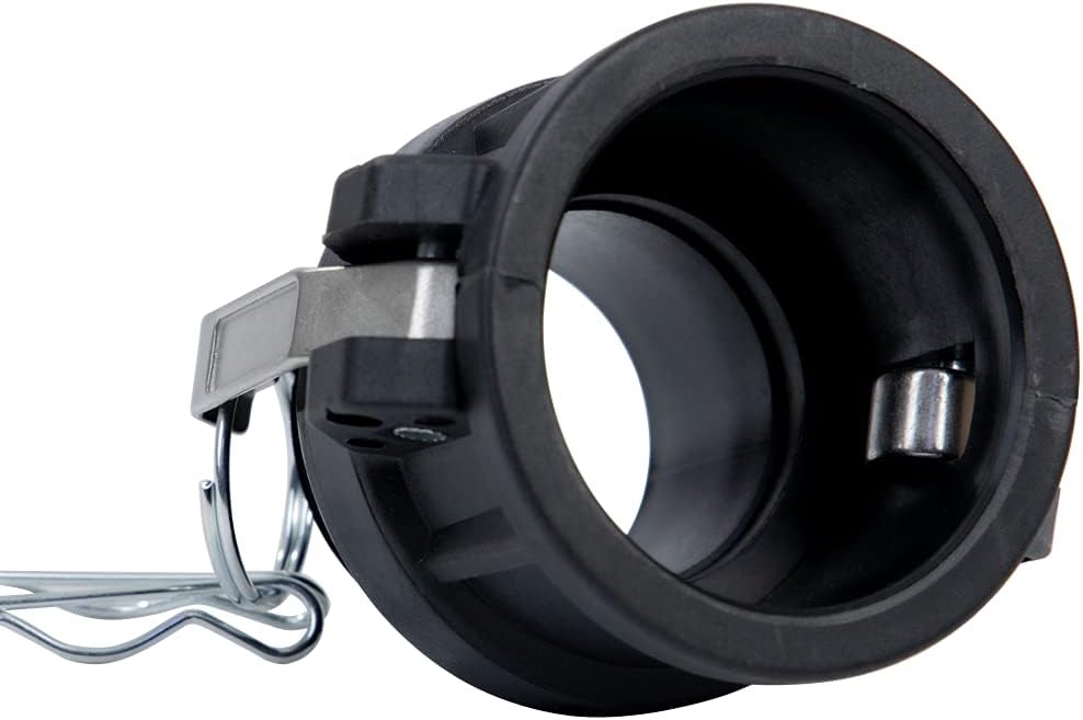 2 pcs Poly cam lock fittings (2" Part B) Cam & Groove Hose Fitting, Male Aadapter x Female NPT Thread Polypropylene Camlock Fittings (2")
