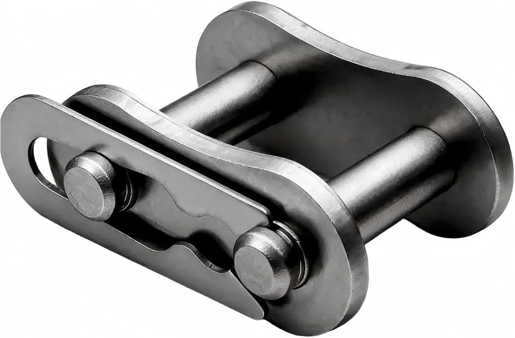 Sliding Gate Chain Connecting Links, #41 & #428 Roller Chain Connector for Chain-Driven Sliding Gate Openers, Replacement & Extension (#428)