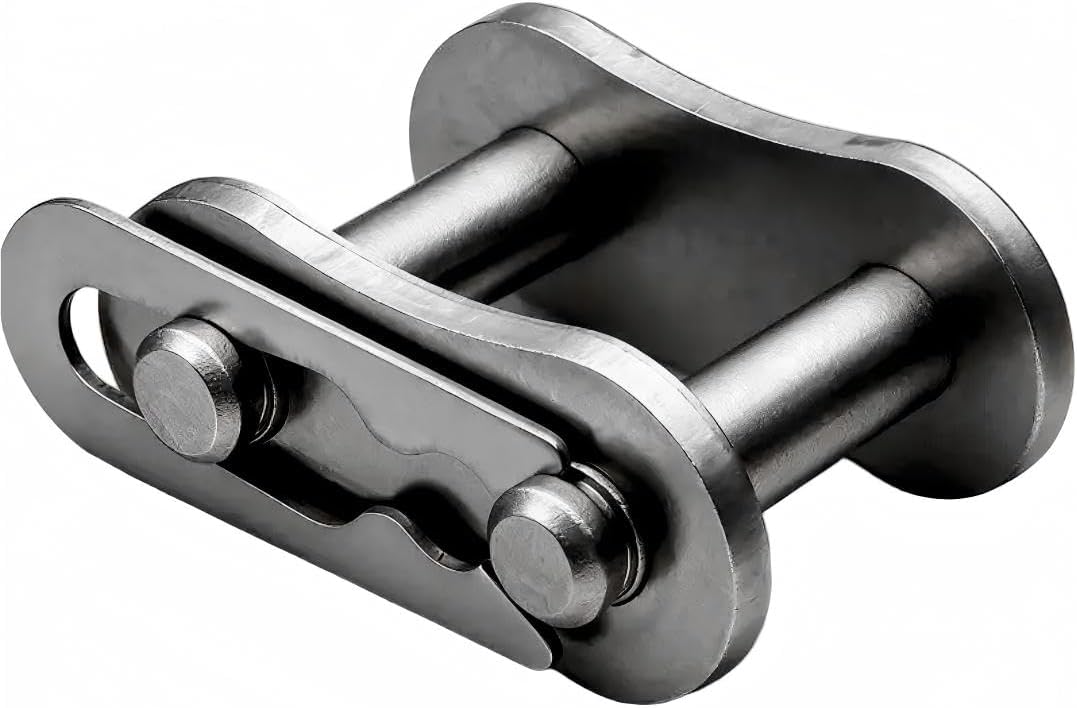 Sliding Gate Chain Connecting Links, #41 & #428 Roller Chain Connector for Chain-Driven Sliding Gate Openers, Replacement & Extension (#428)