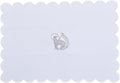 Church Mass Altar Cloth Purificator Cloth Cross Embroidery (White)