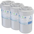 Refresh Plus Refrigerator Water Filter Replacement for GE MWF, MWFP, 3-Pack