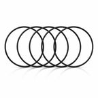 AS-252 Nitrile (Buna-N) O-Rings, 90A Durometer, 5.234" ID x 0.139" CS (5-1/4" ID x 1/8" CS), -40°F to +248°F, for Large housings, Pump Covers & Heavy-Duty Hydraulic Systems, 5 Pack