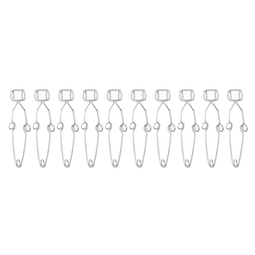 Test Tube Clamp 10 Pack | Chrome Plated Holder | for Chemistry