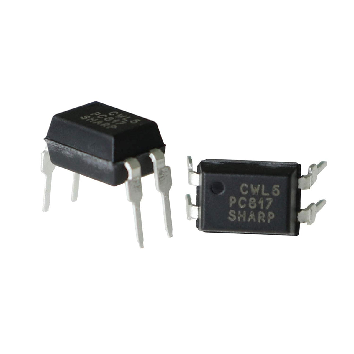 MEETOOT 10pcs Transistor Output Optocoupler DIP-4 PC817C PC817 High Density Mounting Type Photoelectric Coupler