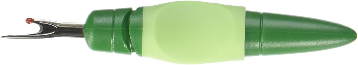 Large Seam Ripper Ergonomic Grip with Protective Cap Green | Curved blade seam ripper for sewing, quilting