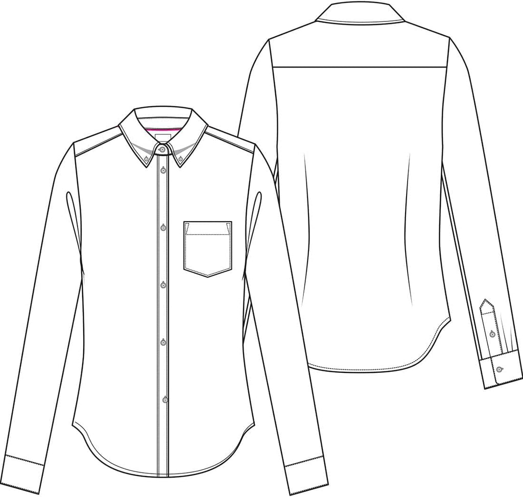 Big Kid Long Sleeve Oxford Shirt | Big Kid Fit, Oxford Fabric, Button Down Collar, Soft Breathable Comfort, Machine