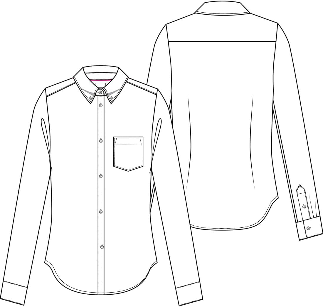 Big Kid Long Sleeve Oxford Shirt | Big Kid Fit, Oxford Fabric, Button Down Collar, Soft Breathable Comfort, Machine