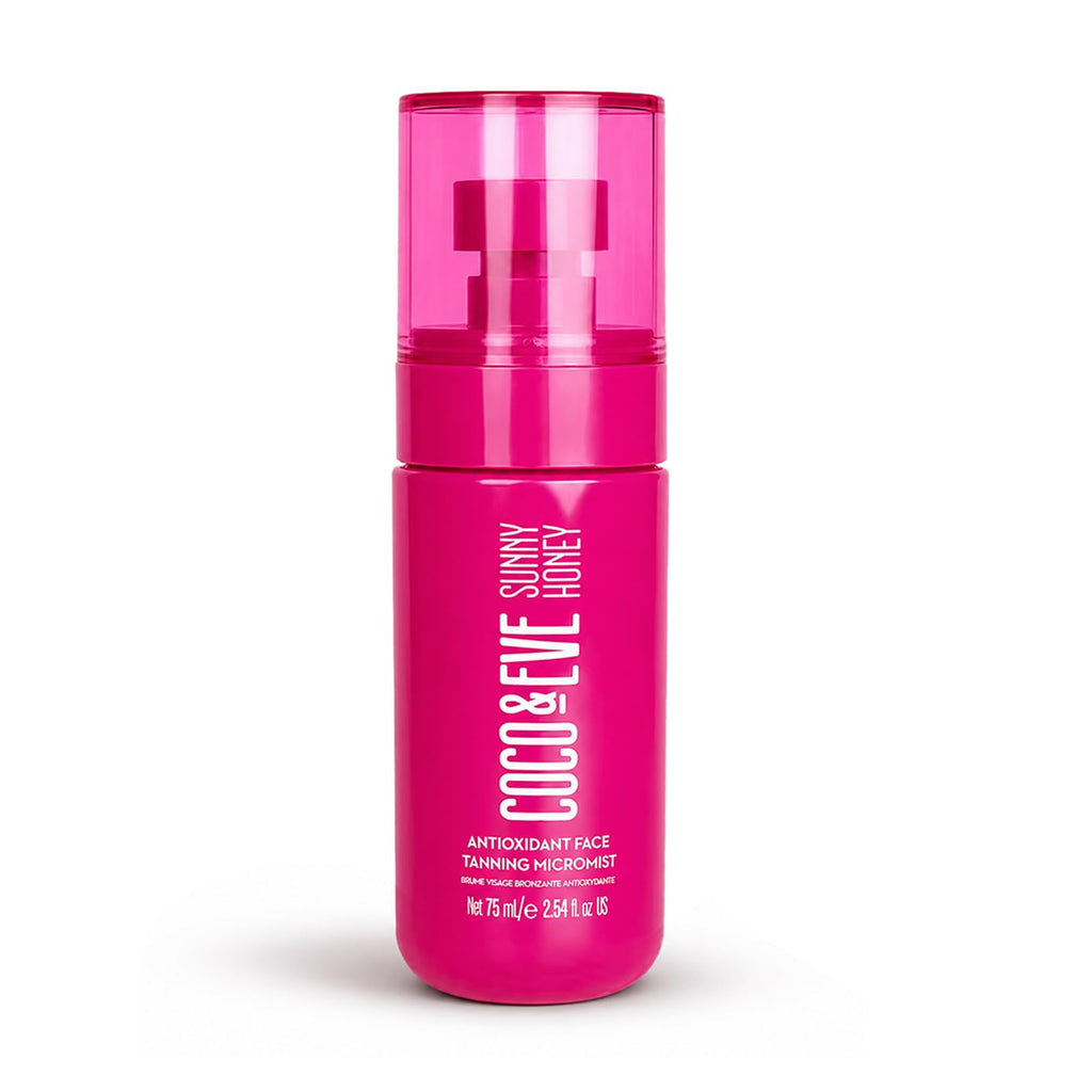 Face Tanning Micromist – Sunless Facial Self Tanner Ultra Fine Mist for Face, Included Hyaluronic Acid &