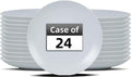 Stoneware Coupe Commercial Grade Dinnerware, Matte White, Plate 9", Case of 24