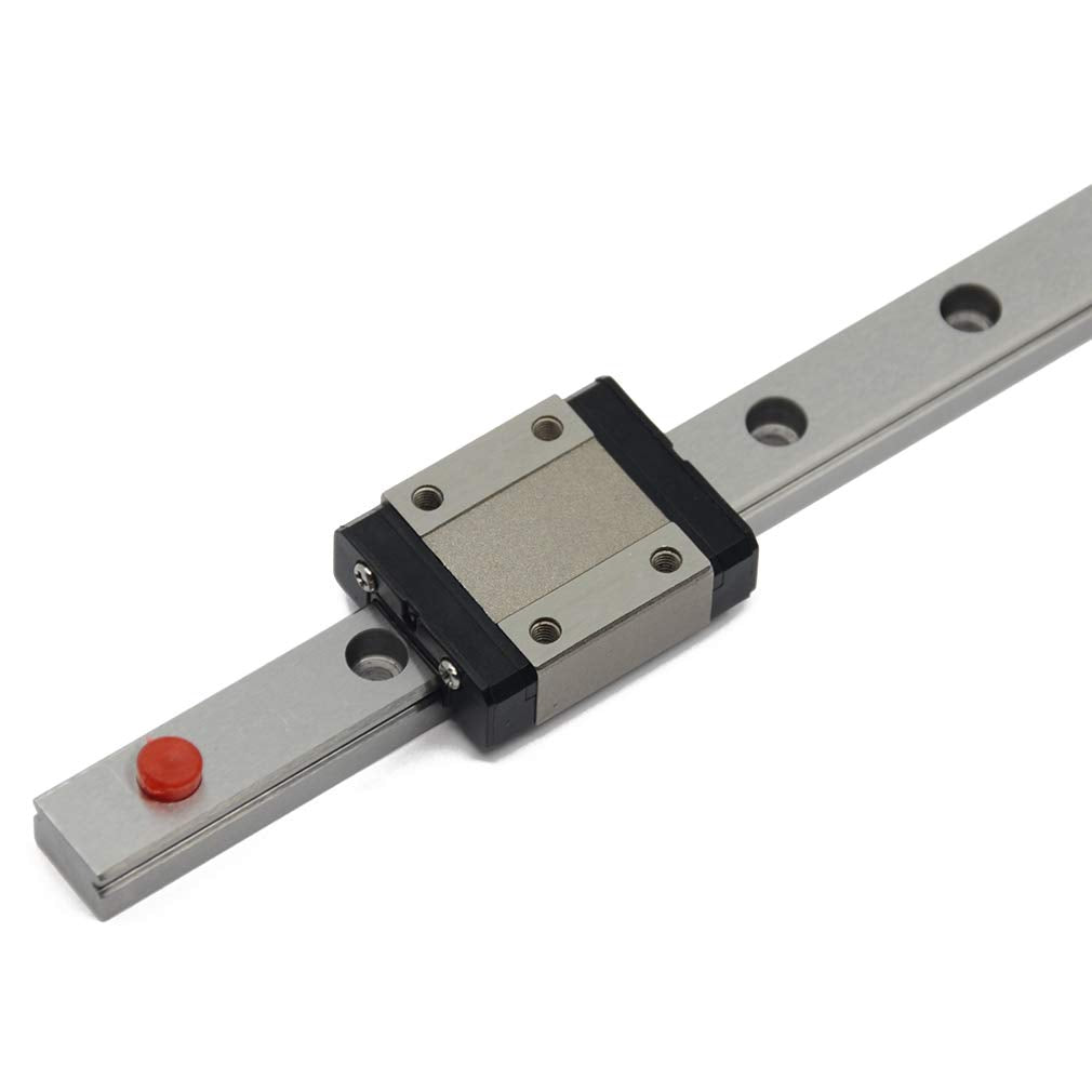 ReliaBot 800mm MGN12 Linear Rail Guide with Black MGN12C Carriage Block for 3D Printer and CNC Machine
