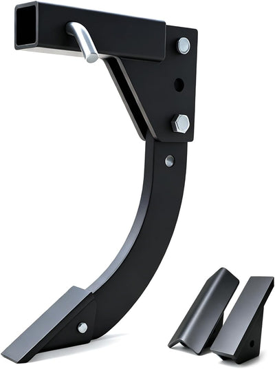 2 Inch Receiver Hitch Mounted 3-Point Trencher Plow, 16 Inch Adjustable Trenching Shank, Heavy Duty Thickened Lawn