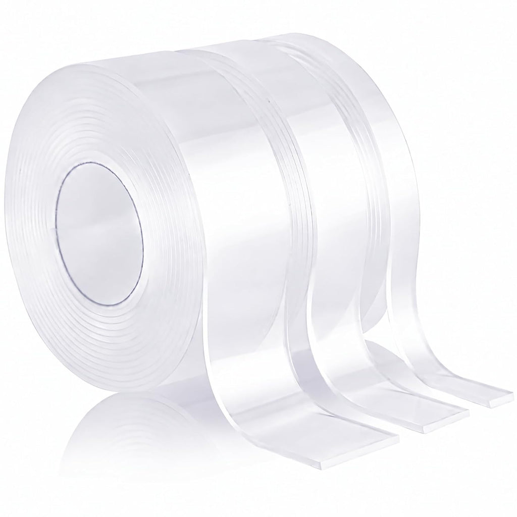 Double Sided Heavy Duty Nano Mounting Tape (3, Rolls Total 30FT)