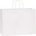 Kraft Paper Gift Bags with Handles 16x6x12 Inch 25 Pack Large