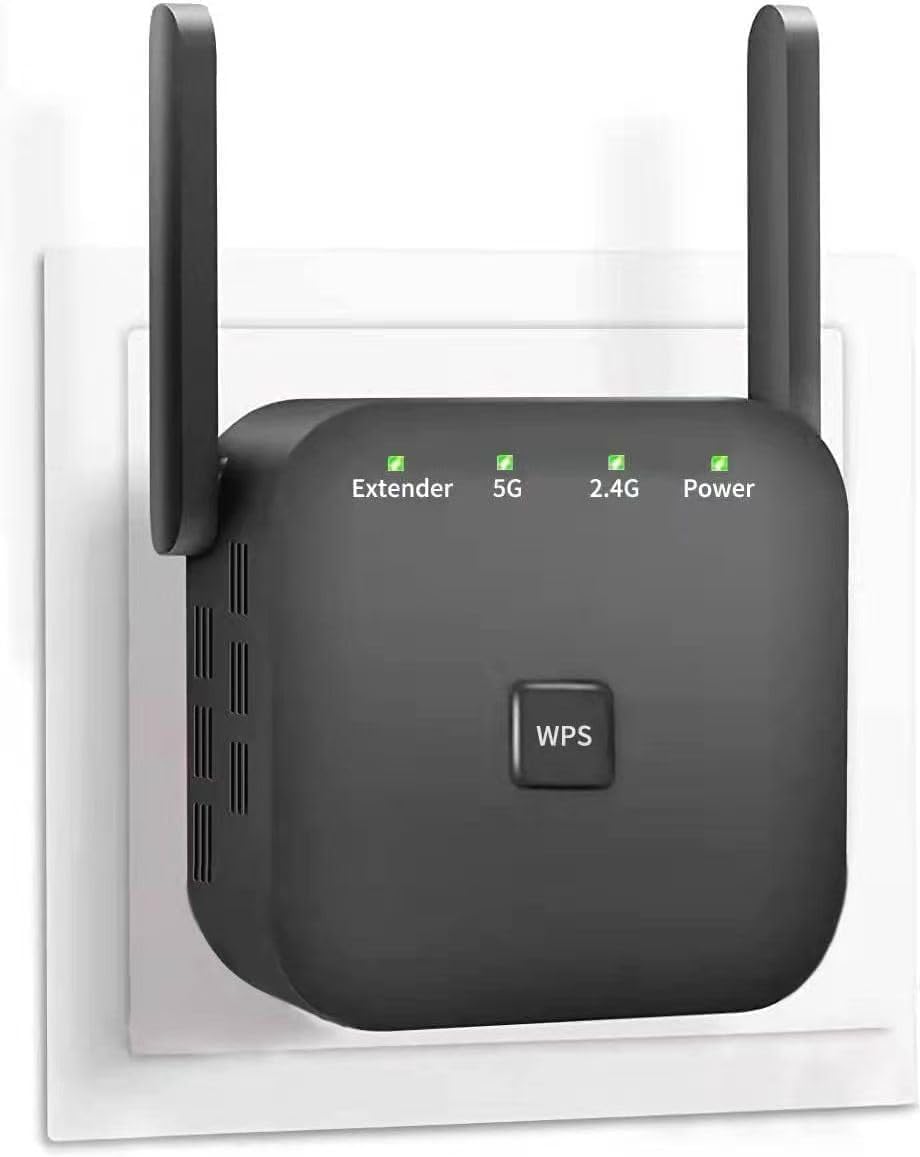 2026 Fastest WiFi Extender, WiFi Repeater, WiFi Booster, Covers Up to 10000 Sq.ft and 80 Devices, Internet Booster