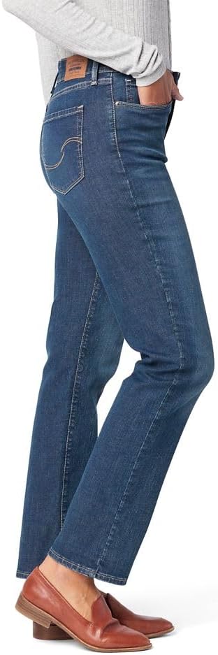 Women's Totally Shaping Mid Rise Straight Jeans