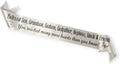 Personalized Memorial Funeral Flower Sash Ribbon | Custom Printed Sympathy Tribute Ribbon for Funeral Flowers, Casket