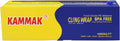 Plastic Wrap with Slide Cutter - 12 Inch Food Service Cling Film Roll - Clear Refillable Stretch Film - 1000 SQ FT