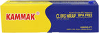 Plastic Wrap with Slide Cutter - 12 Inch Food Service Cling Film Roll - Clear Refillable Stretch Film - 1000 SQ FT