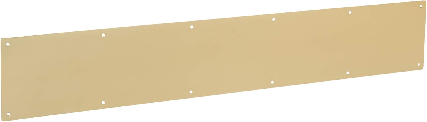 Ives by Schlage 6X34 Schlage C8400B3 Kick Plate, 34 in L X 6 in W