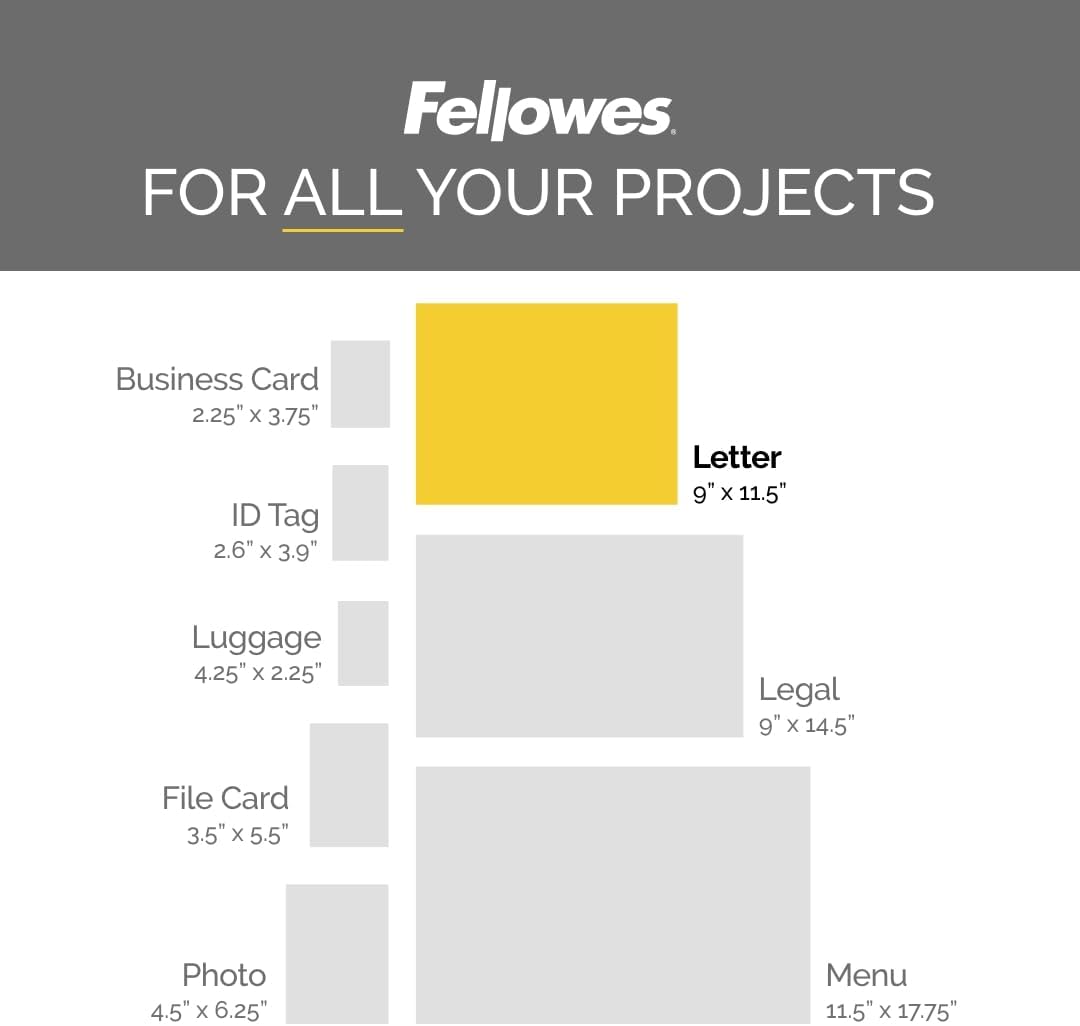 Thermal Clear Laminating Pouches, Letter Size Sheets, 3 Mil, 200pk | Premium Protection, Dry-Erase Friendly, Perfect