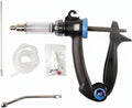 2-in-1 Veterinary Syringe & Oral Drencher Set, 0.5-10ml Adjustable Continuous Injector with Long Suction Needle &