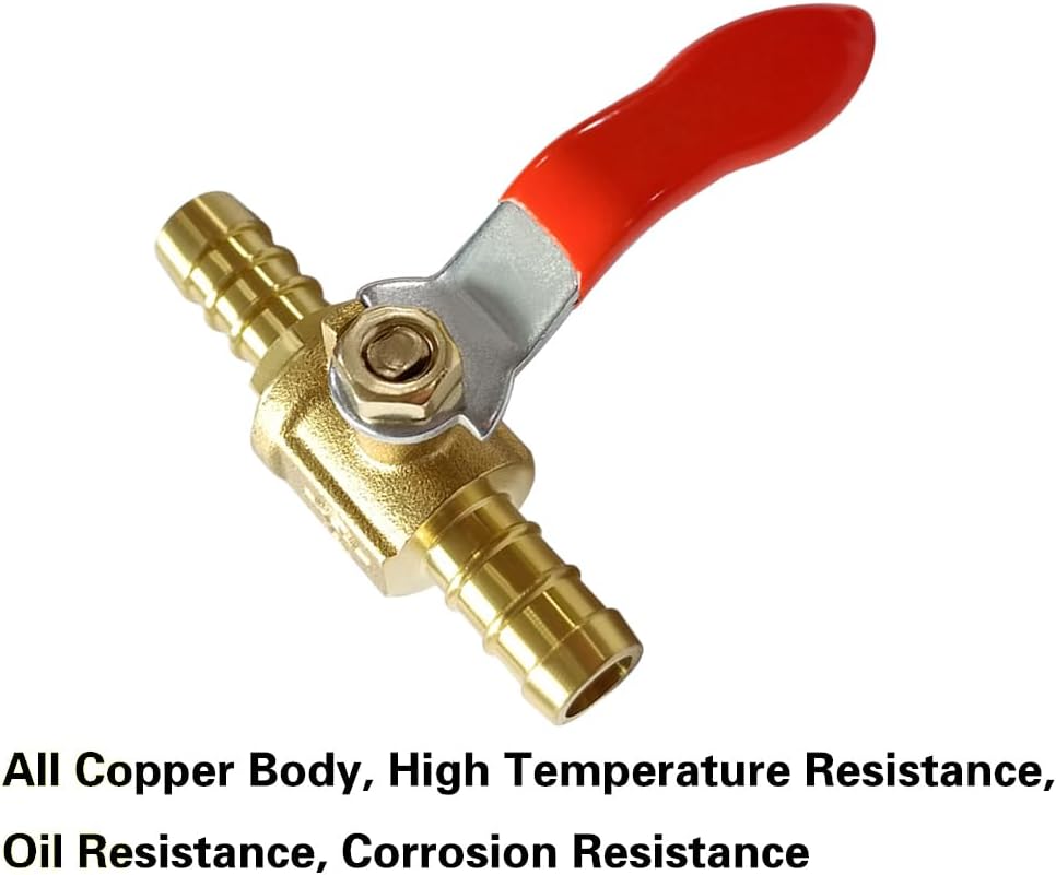 1/2" PEX Ball Valve Brass Shut off gate Valve (Pack of 2)