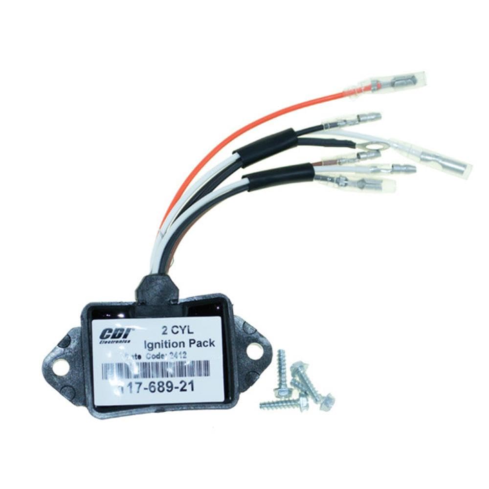 Rareelectrical OEM Grade Cdi Ignition Pack Compatible with Yamaha 25Hp 30Hp