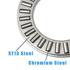 4 Sets NTA1423+2TRA, Thrust Needle Roller Bearings, ID 7/8", OD 1-7/16"