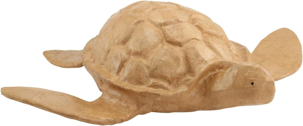 Natural Brown Paper Turtle Biodegradable Cremation Urn for Ashes, Earth Friendly Urn for Ground or Sea Burial, Eco