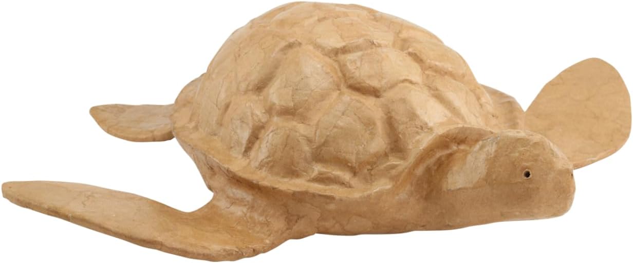 Natural Brown Paper Turtle Biodegradable Cremation Urn for Ashes, Earth Friendly Urn for Ground or Sea Burial, Eco