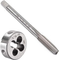 2pcs 5/16"-18 UNC Tap and Die Set, Threading Tap Die Set